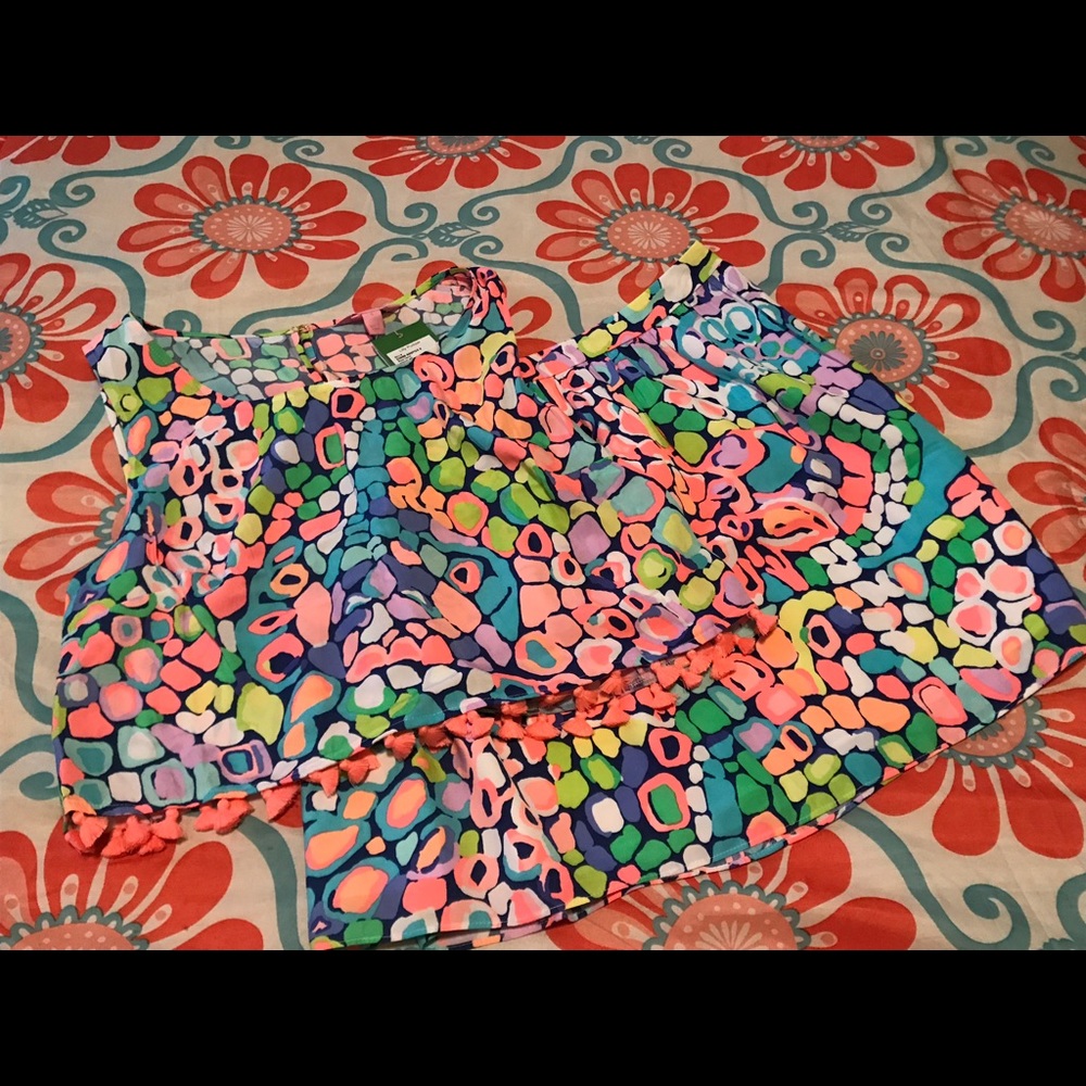 Brinley Set - Gypsy Jungle print - Sz 4